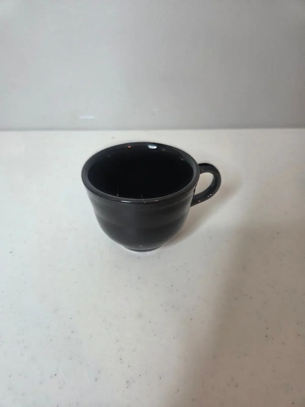 Fiestaware Modern Black Coffee Cup Vintage Replacement Mug